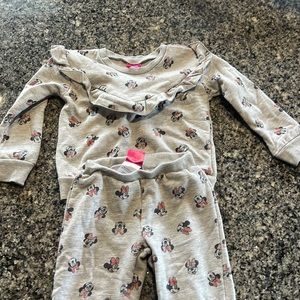 4t Girls Minnie Sweatsuit